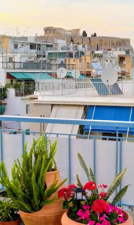 Rooftop Studio, Acropolis View! Atenas Exterior foto